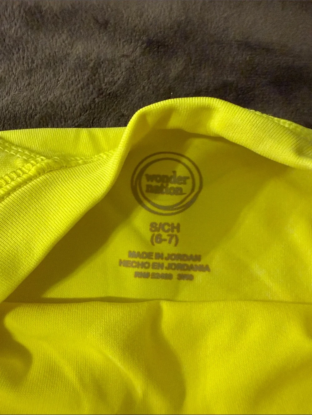 Wonder Nation Boys Neon Yellow & Green Carter’s Dino Swim Rashguard Set size 6